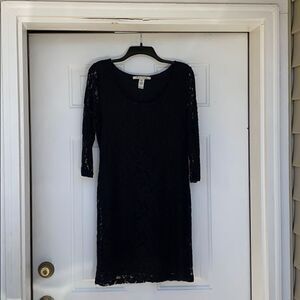 American Rag Black Rose Lace Dress